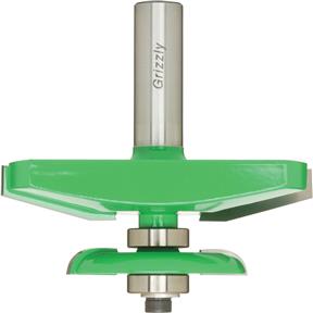 15° Face Cut 3" Raised Panel Bit, 1/2" Shank