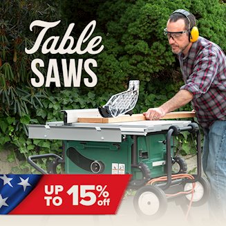Banner for 2-10 Table Saws