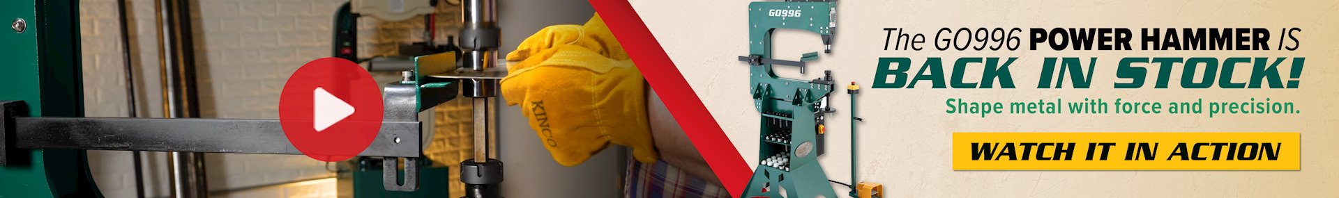 Banner for G0996 Power Hammer - Video