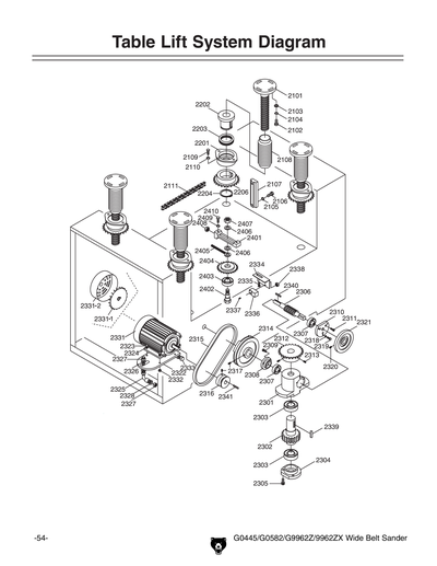 Part Diagram for G0445