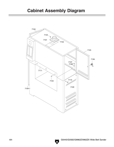 Part Diagram for G0445