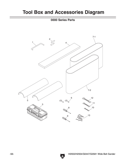 Part Diagram for G0447