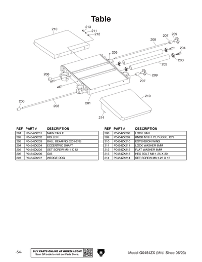 Parts for 20
