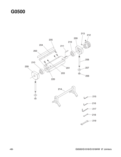 Part Diagram for G0500