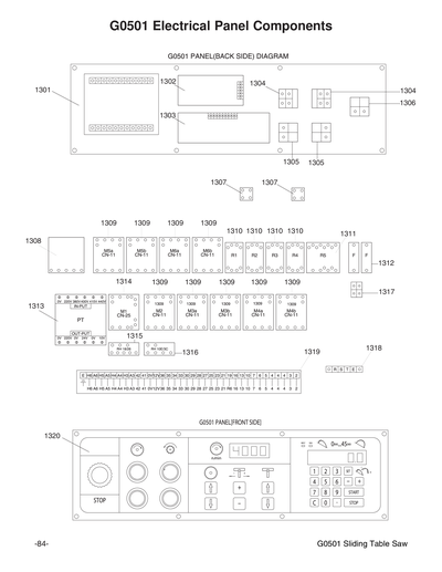 Part Diagram for G0501