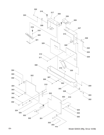 Part Diagram for G0503