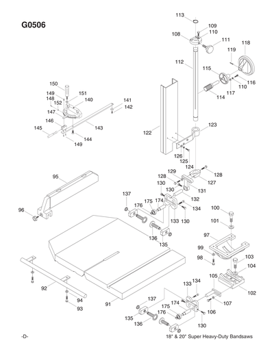Part Diagram for G0506