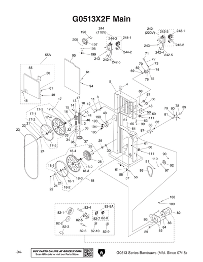 Part Diagram for G0513ANV