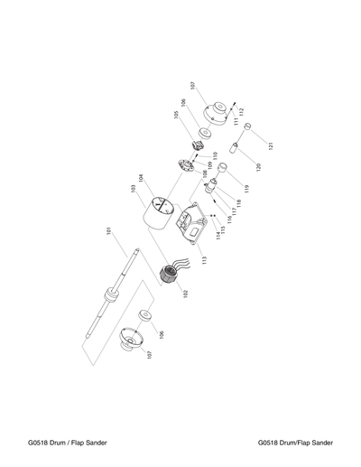Part Diagram for G0518