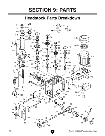 Part Diagram for G0519