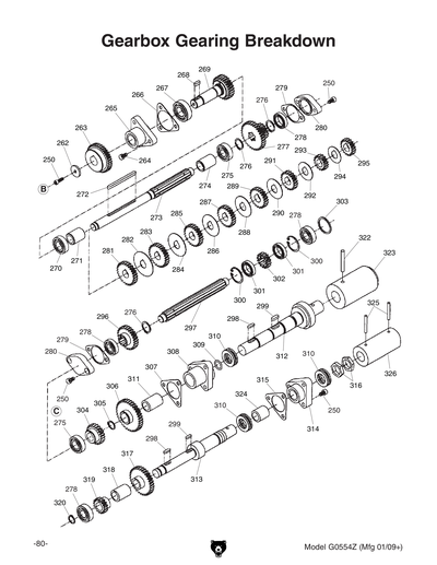 Part Diagram for G0554Z