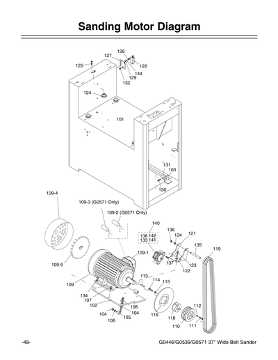 Part Diagram for G0571