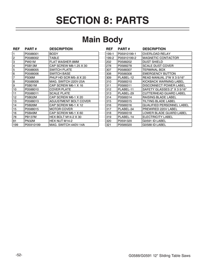 Part Diagram for G0588
