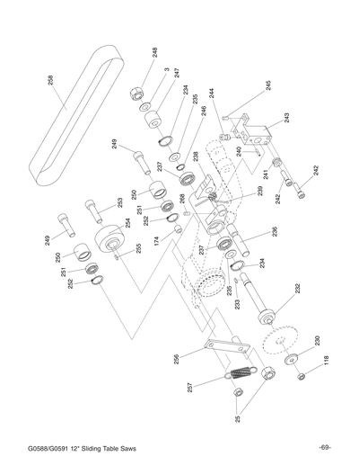 Parts for G0588 12