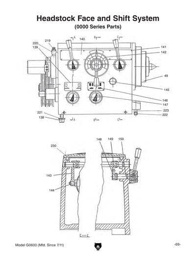 Part Diagram for G0600