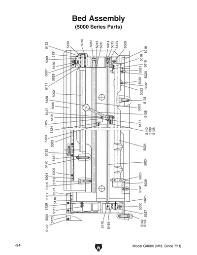 Part Diagram for G0600