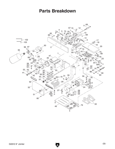Part Diagram for G0612