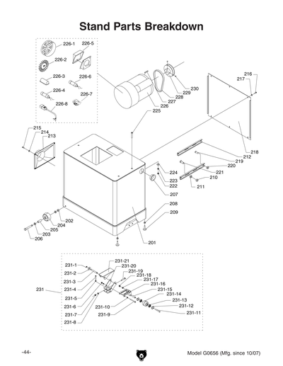 Part Diagram for G0656P