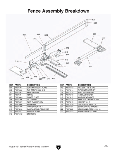 Part Diagram for G0675