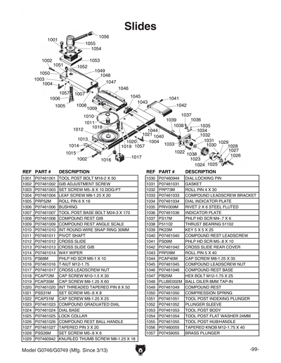 Part Diagram for G0749