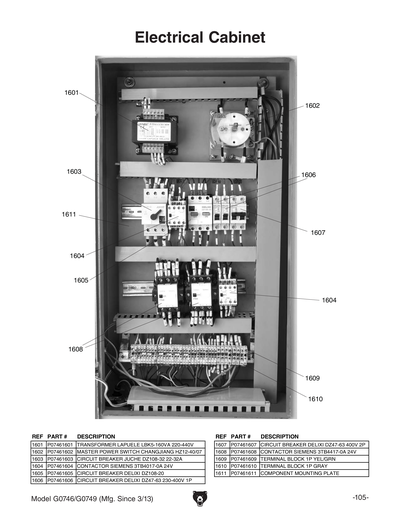 Part Diagram for G0749