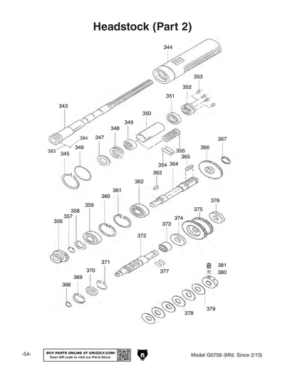 Part Diagram for G0756