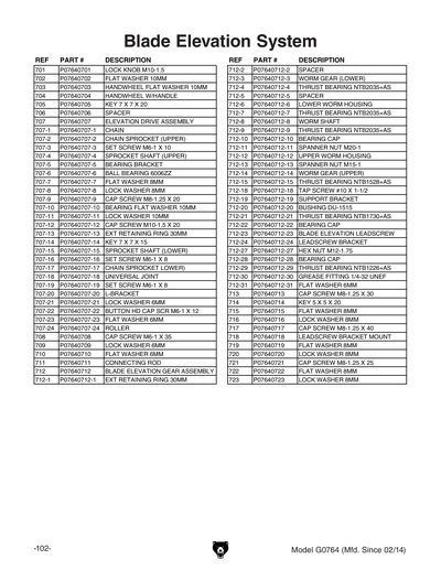 Part Diagram for G0764