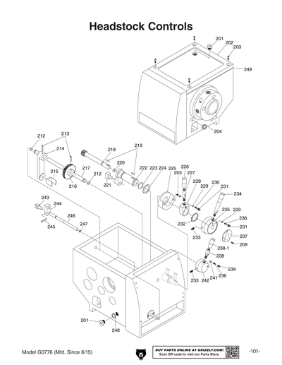 Part Diagram for G0776