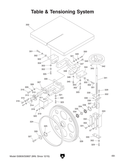 Part Diagram for G0806