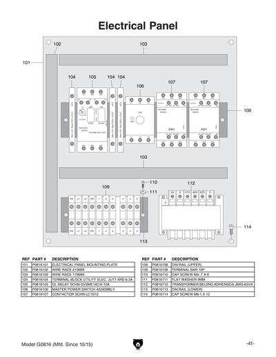 Part Diagram for G0816