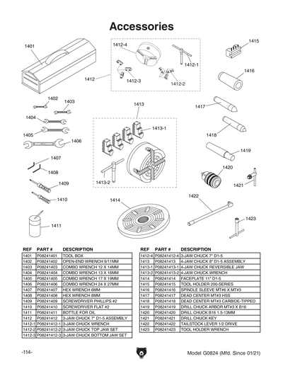 Parts for 14