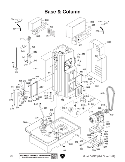 Part Diagram for G0827