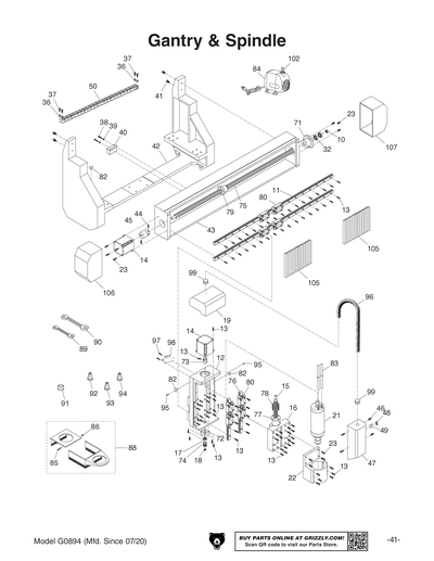 Part Diagram for G0894