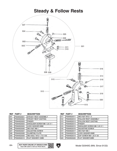 Parts for 12