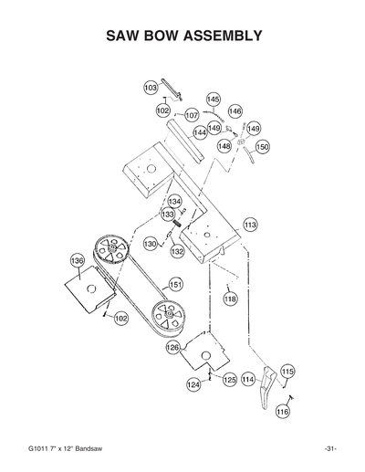 Part Diagram for G1011Z