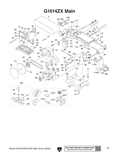 Part Diagram for G1014Z