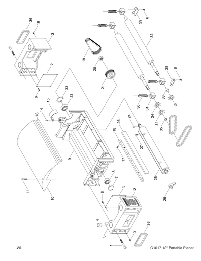 Part Diagram for G1017