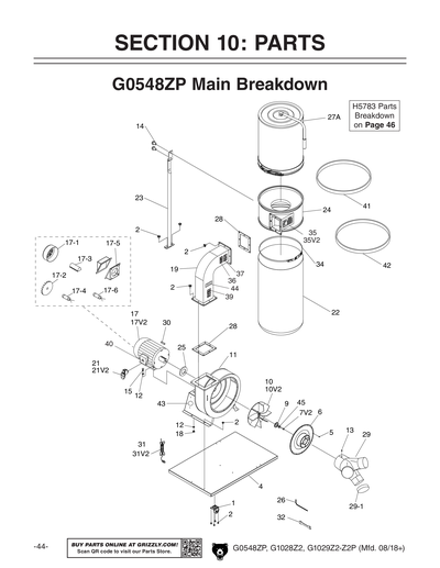 Part Diagram for G1028Z2