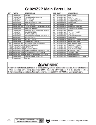 Part Diagram for G1028Z2