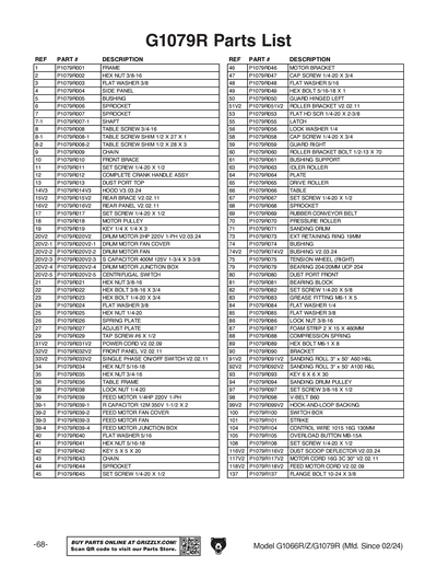 Part Diagram for G1066R
