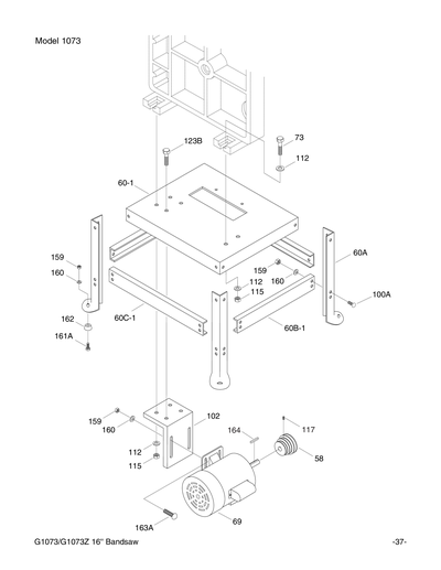 Part Diagram for G1073Z