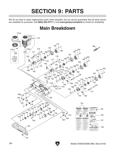 Part Diagram for G1095