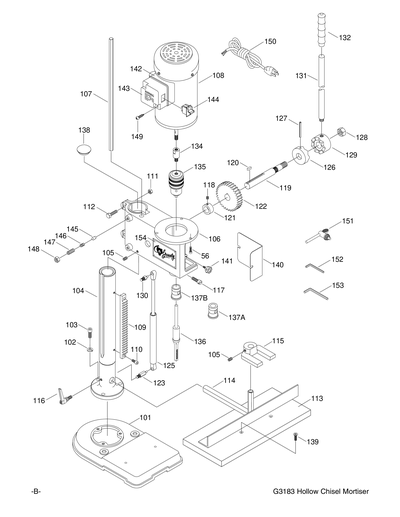 Part Diagram for G3183