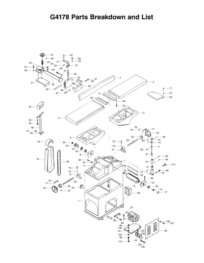 Part Diagram for G4178