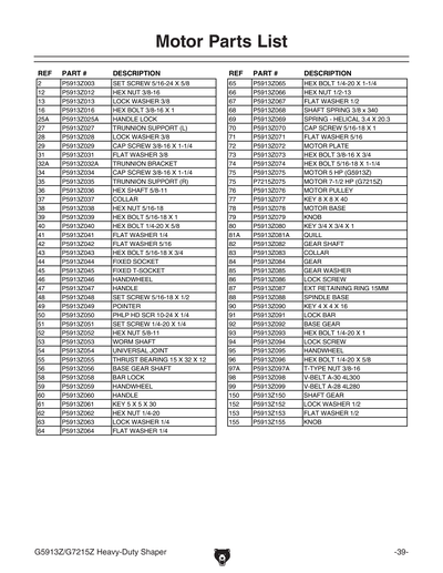 Part Diagram for G7215Z