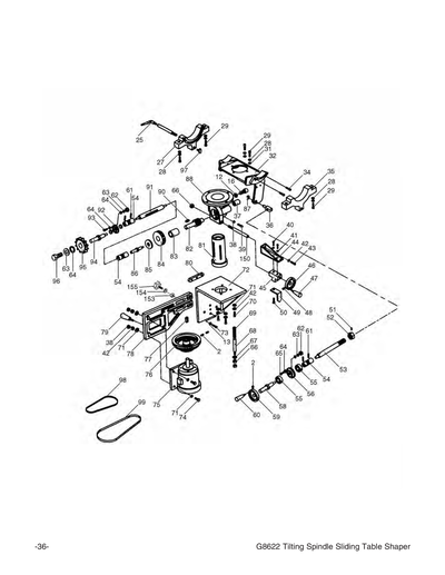 Part Diagram for G8622