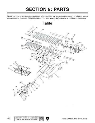 Part Diagram for G8689Z