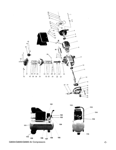 Part Diagram for G8695