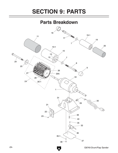 Part Diagram for G8749