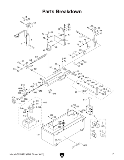 Part Diagram for G9744Z2
